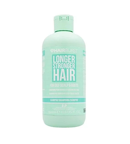 Longer Stronger Hair Shampoo para Couro Cabeludo e Raízes Oleosos, shampoo de limpeza para cabelos que ficam oleosos rapidamente 350 ml