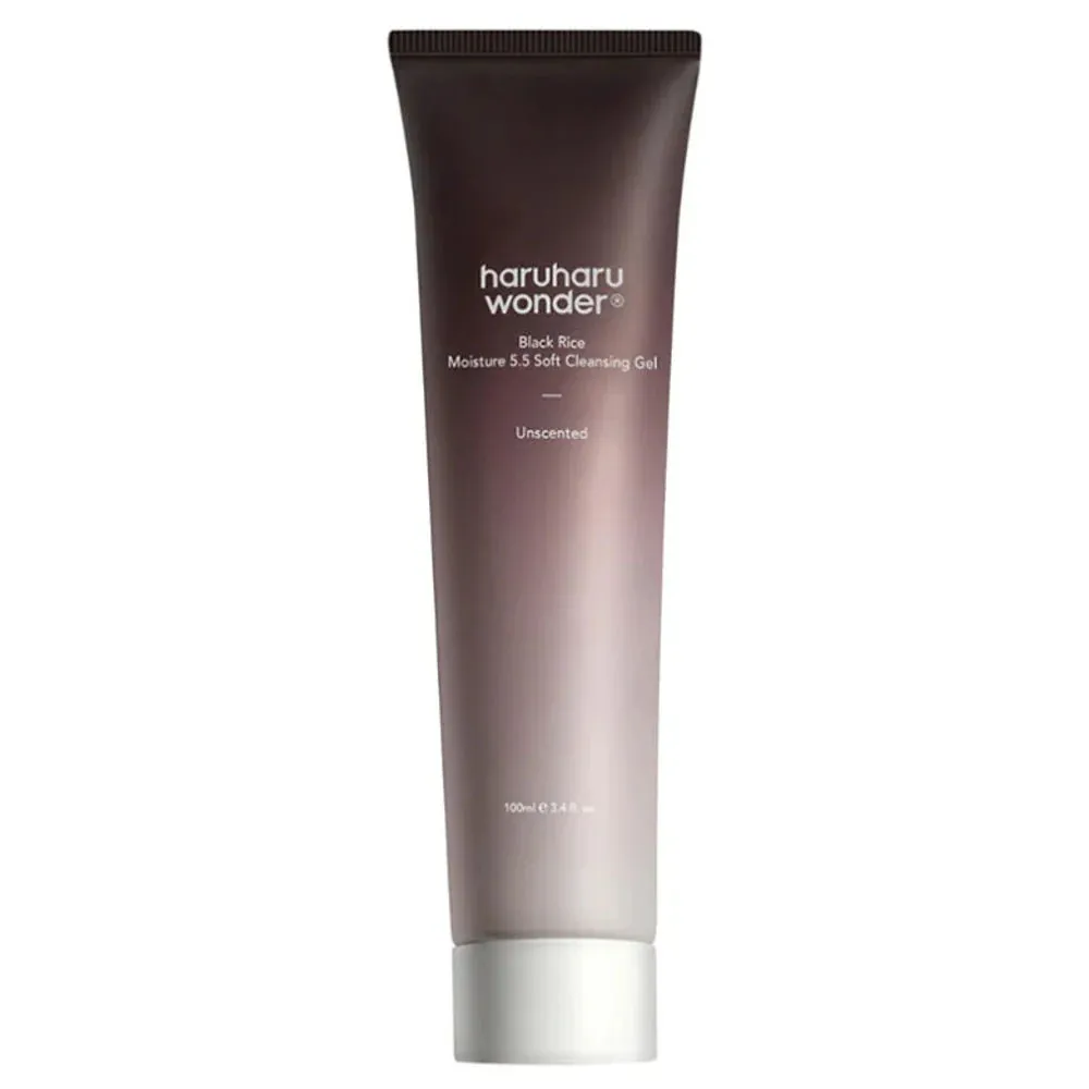 Wonder Black Rice Moisture 5.5 Soft Cleansing Gel gel de limpeza facial suave com pH 5,5 100 ml