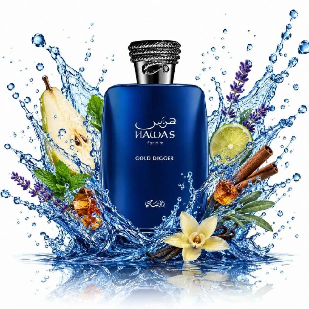 Hawas Gold Digger Eau de Parfum para homens 100 ml