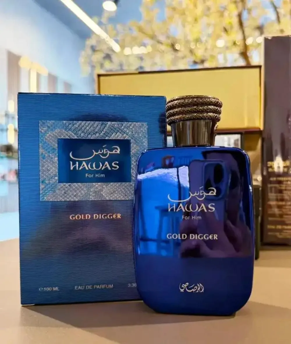 Hawas Gold Digger Eau de Parfum para homens 100 ml