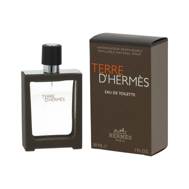 Terre D'Hermès Eau de Toilette recarregável para homens 30 ml
