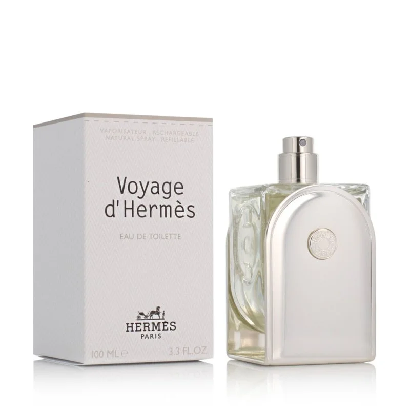 Voyage D'Hermès água de toilette recarregável unissexo 100 ml