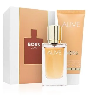 Hugo Boss Boss Alive conjunto de presente 30 ml + leite corporal eau de parfum para mulher