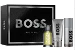 Boss Bottled conjunto de presente para homens eau de toilette 100 ml + gel de banho 100 ml + desodorante spray 150 ml 100 ml + sprchový gel 100 ml + deosprej 150 ml