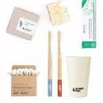 Hydrophil Escova de dentes de bambu (média) - verde - 100% renovável