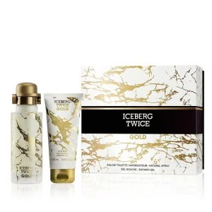 Iceberg Twice Gold Eau de Toilette para homem 125 ml + gel de duche