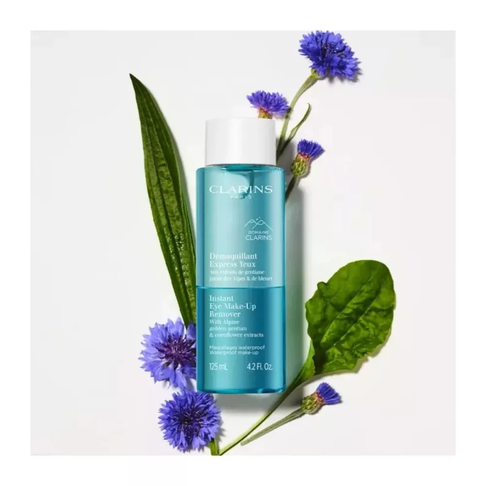 Desmaquilhante de Olhos Instantâneo com Extratos de Genciana-dourada dos Alpes e Aciano 125 ml