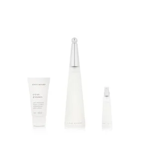 Issey Miyake L'Eau d'Issey eau de toilette para mulheres 100 ml + EDT MINI 10 ml + loção corporal