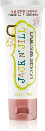 Jack n Jill Pasta de dentes infantil - BIO de morango (50 g) - sem flúor, com extracto de calêndula orgânica