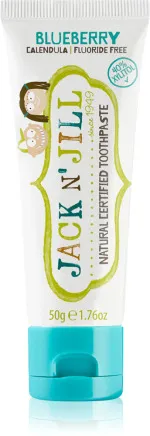 Jack n Jill Pasta de dentes infantil - BIO de morango (50 g) - sem flúor, com extracto de calêndula orgânica