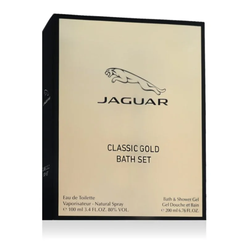 Jaguar Classic Gold 100 ml + Gel de Duche água de toilette para homem 200 ml