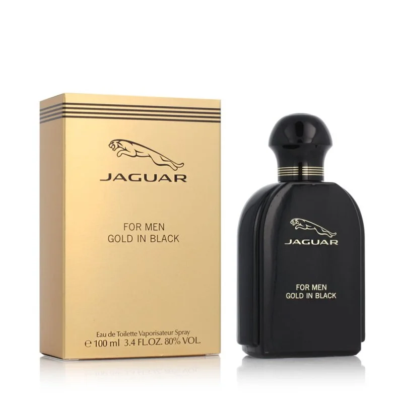 Jaguar For Men Gold in Black água de toilette para homens 100 ml