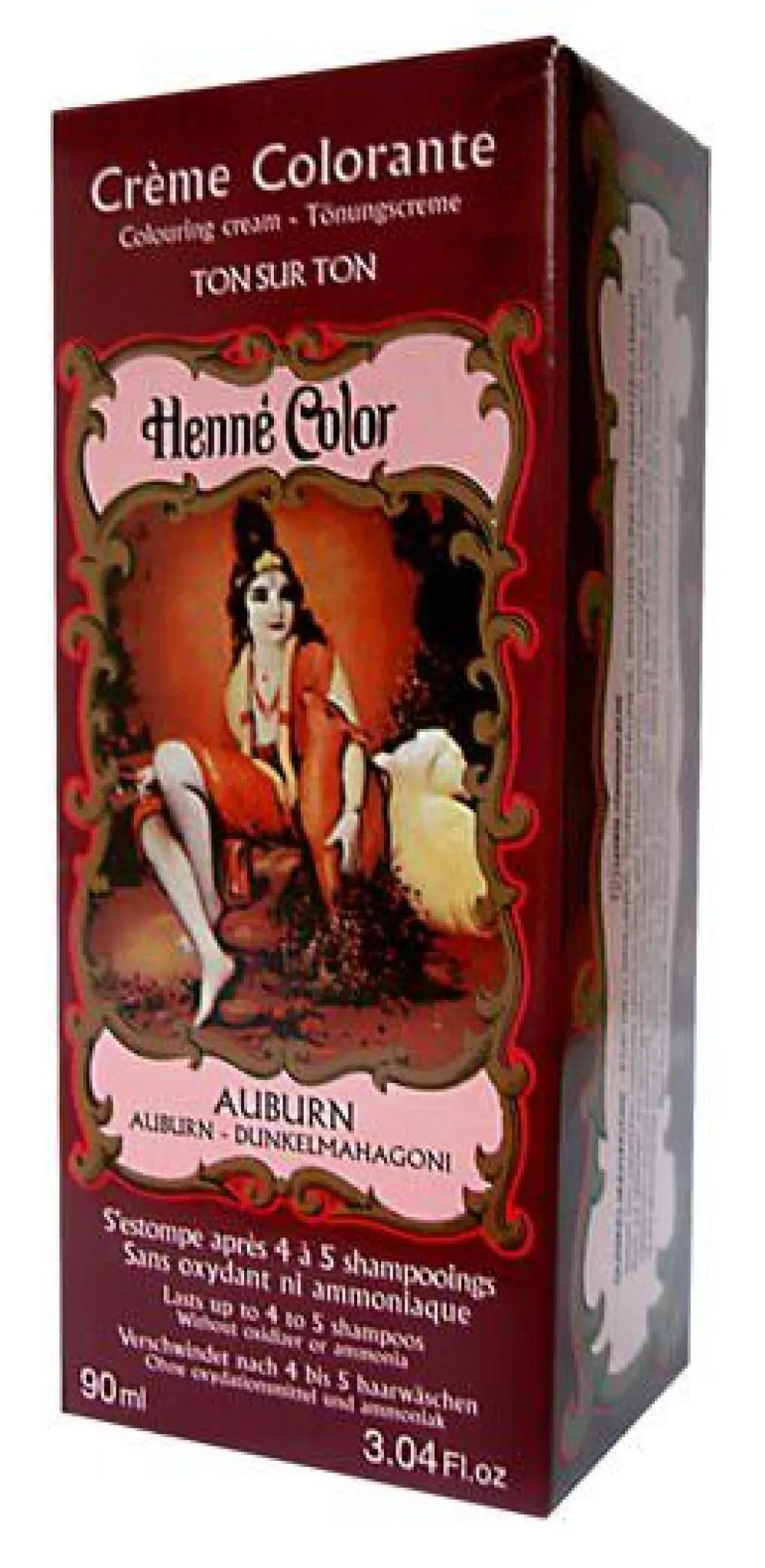 Henné Color Molho de creme fino 90ml Bordeaux