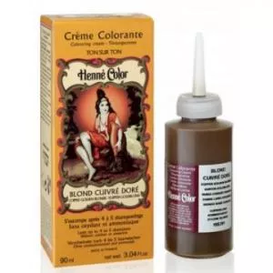 Henné Color Molho de creme fino 90ml Cobre dourado