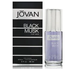 Jovan Musk Black água de colônia para homens 88 ml