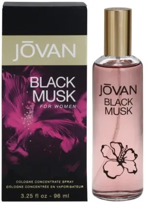 Jovan Musk Black For Women água de colônia para mulheres 96 ml