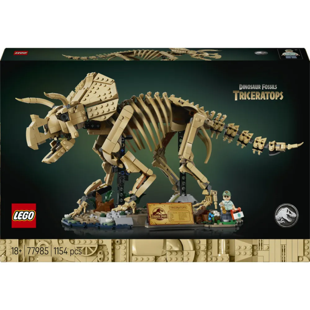 Jurassic World 77985 Fóssil de dinossauro: Tricerátops