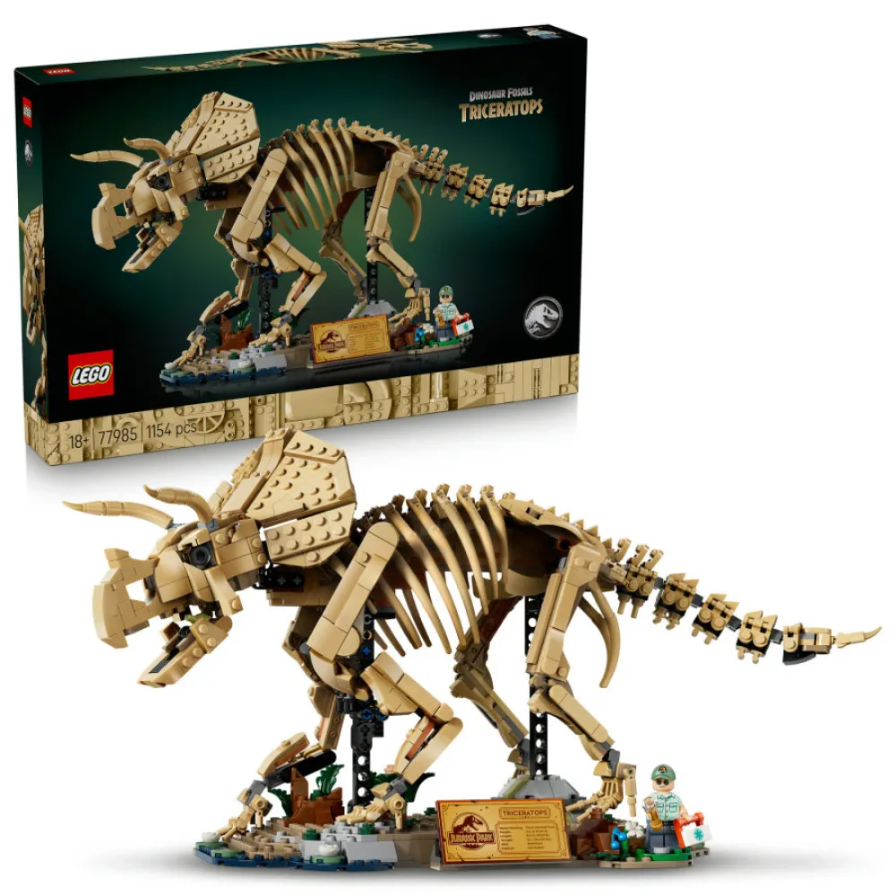 Jurassic World 77985 Fóssil de dinossauro: Tricerátops