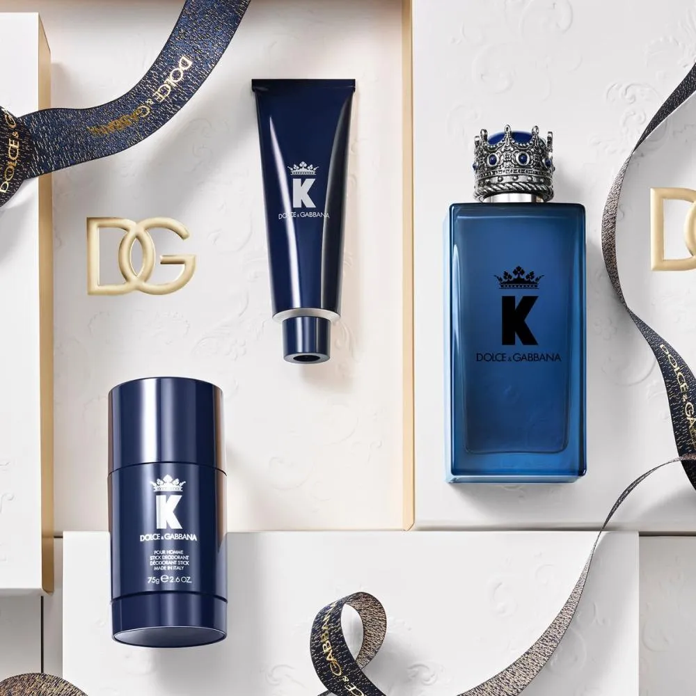 K pour Homme Água de Perfume para Homem 100 ml + Desodorizante Stick 75 g + Gel de Duche 50 ml