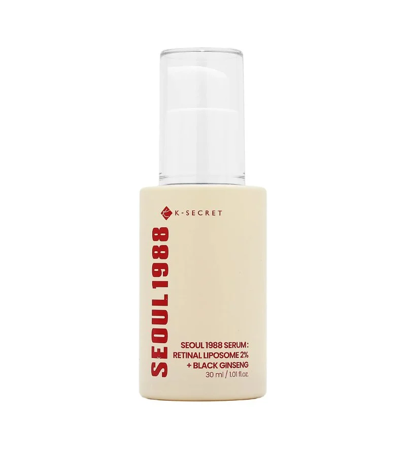 SEOUL 1988 Serum Retinal Liposome 2% + Black Ginseng sérum firmador com retinal lipossomal 30 ml