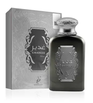 Khadlaj Ghadeer Silver água de perfume unissex 100 ml