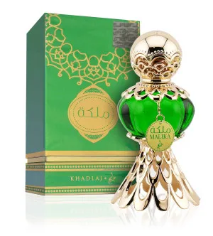 Khadlaj Malika Green óleo perfumado para mulheres 20 ml