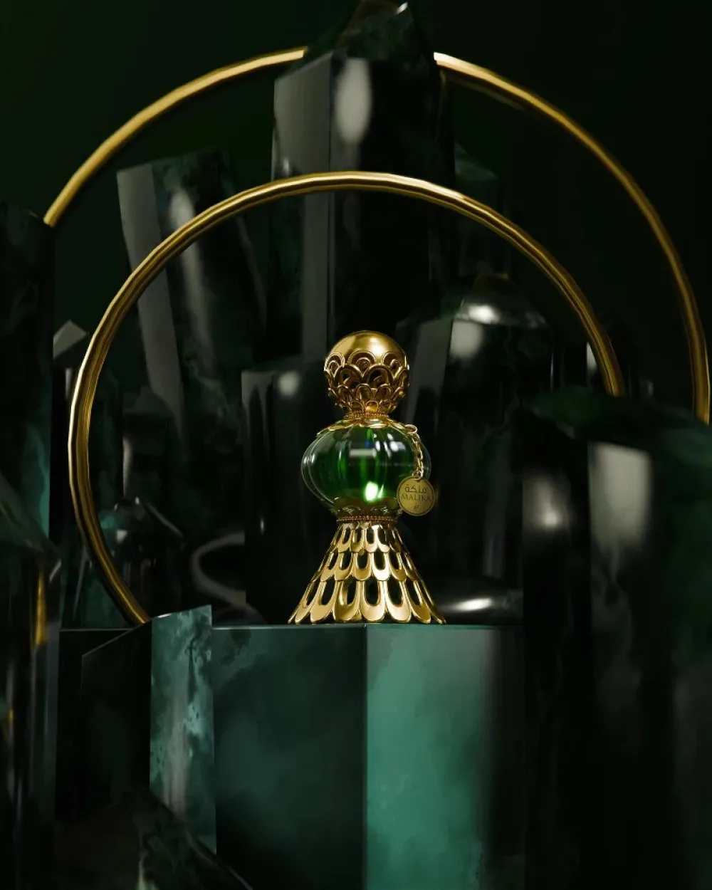 Malika Green óleo perfumado para mulheres 20 ml