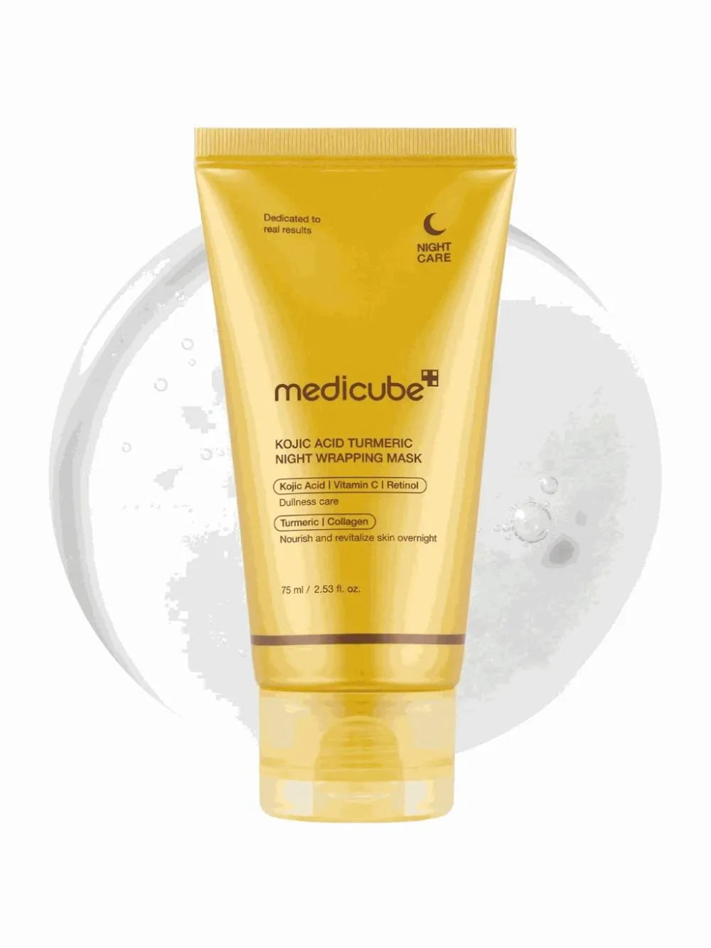 Máscara Noturna Envolvente com Ácido Kójico e Cúrcuma 75 ml