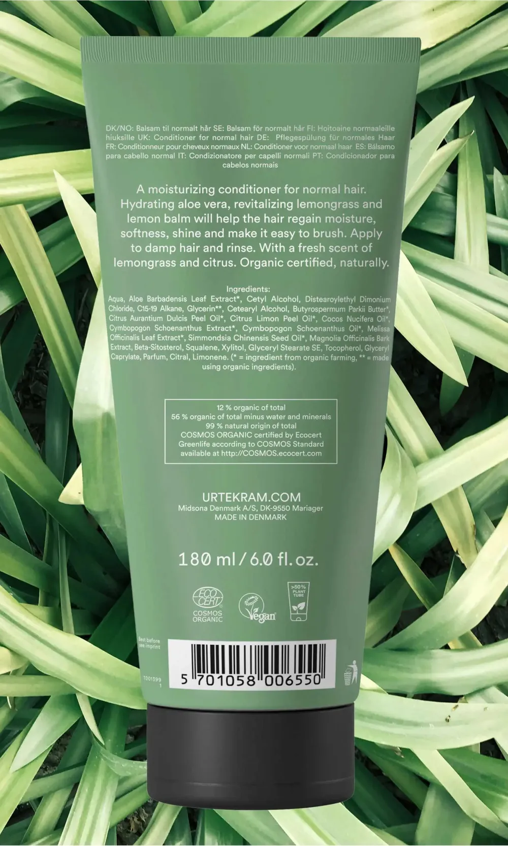 Urtekram Condicionador Erva Limão 180 ml BIO