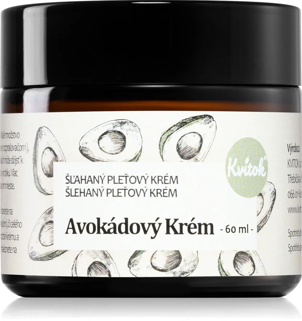 Kvitok Creme de abacate para pele oleosa e problemática (60 ml) - nova fórmula