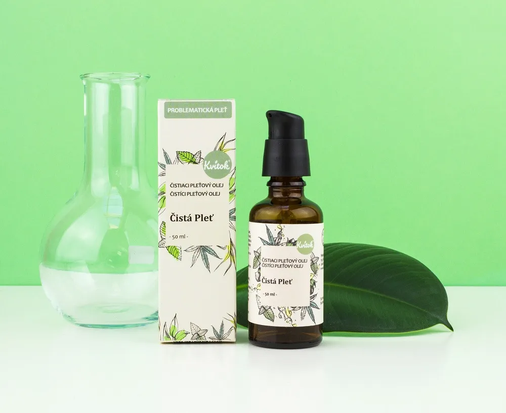 Kvitok Óleo de limpeza para pele problemática (50 ml) - não deixa uma película gordurosa