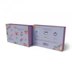 Kvitok Pacote de oferta de fruta (3 pcs) - roll-on, desodorizante e creme corporal