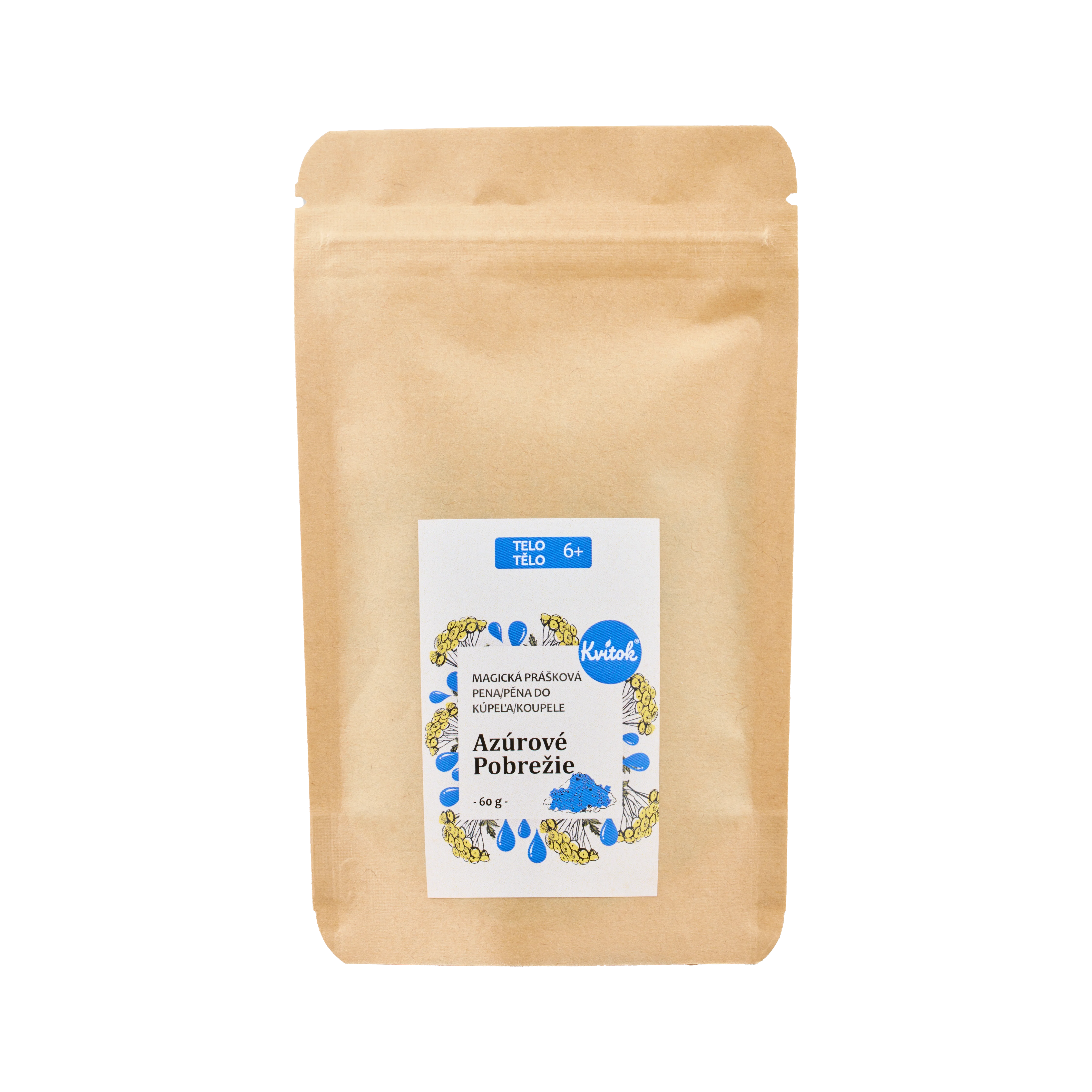 Kvitok Espuma de Banho Mágica Costa Azul 60 g - faz uma espuma maravilhosa