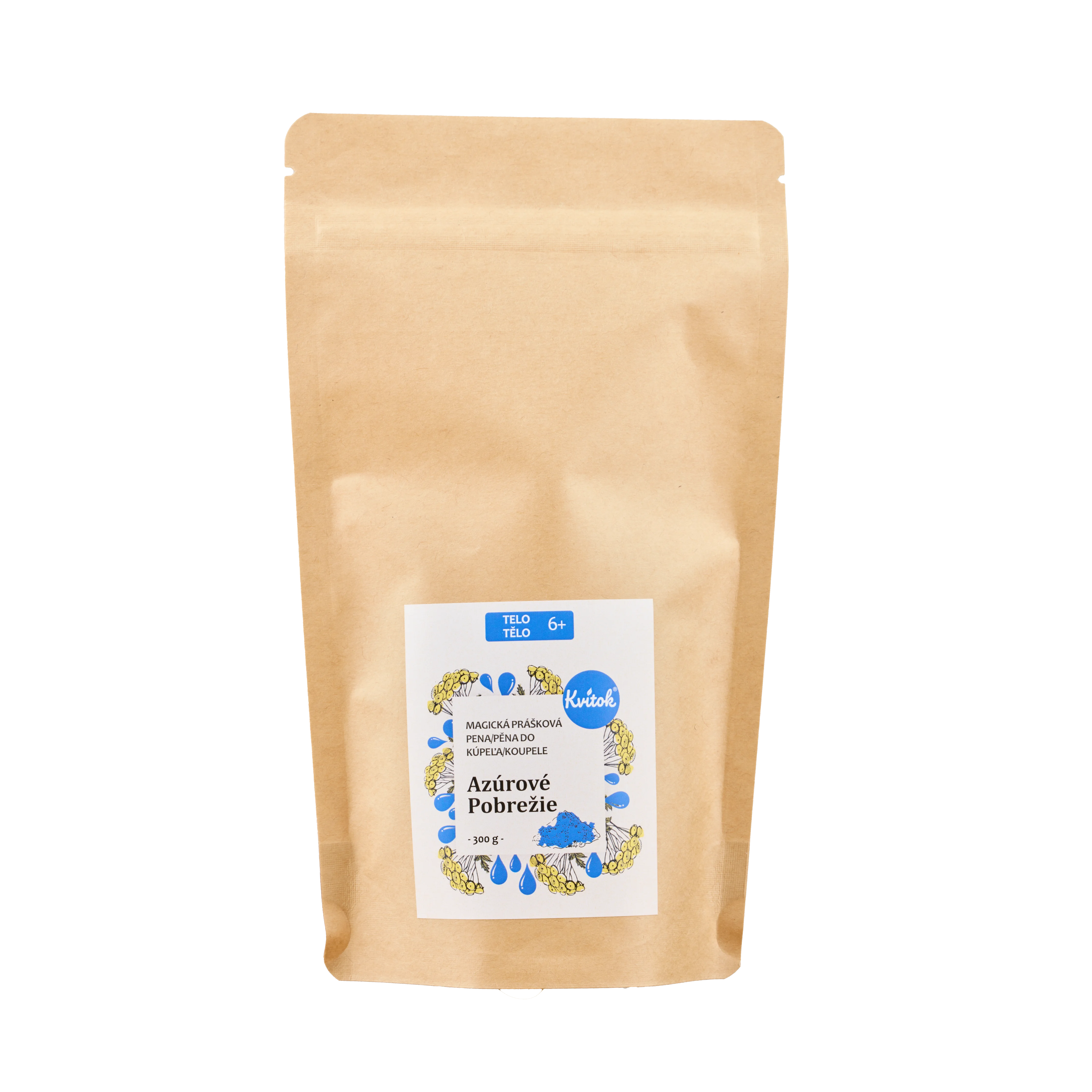 Kvitok Espuma de Banho Mágica Costa Azul 60 g - faz uma espuma maravilhosa