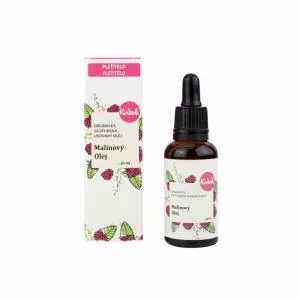 Kvitok Óleo facial de framboesa não refinada BIO (30 ml) - com ligeiro aroma de framboesa