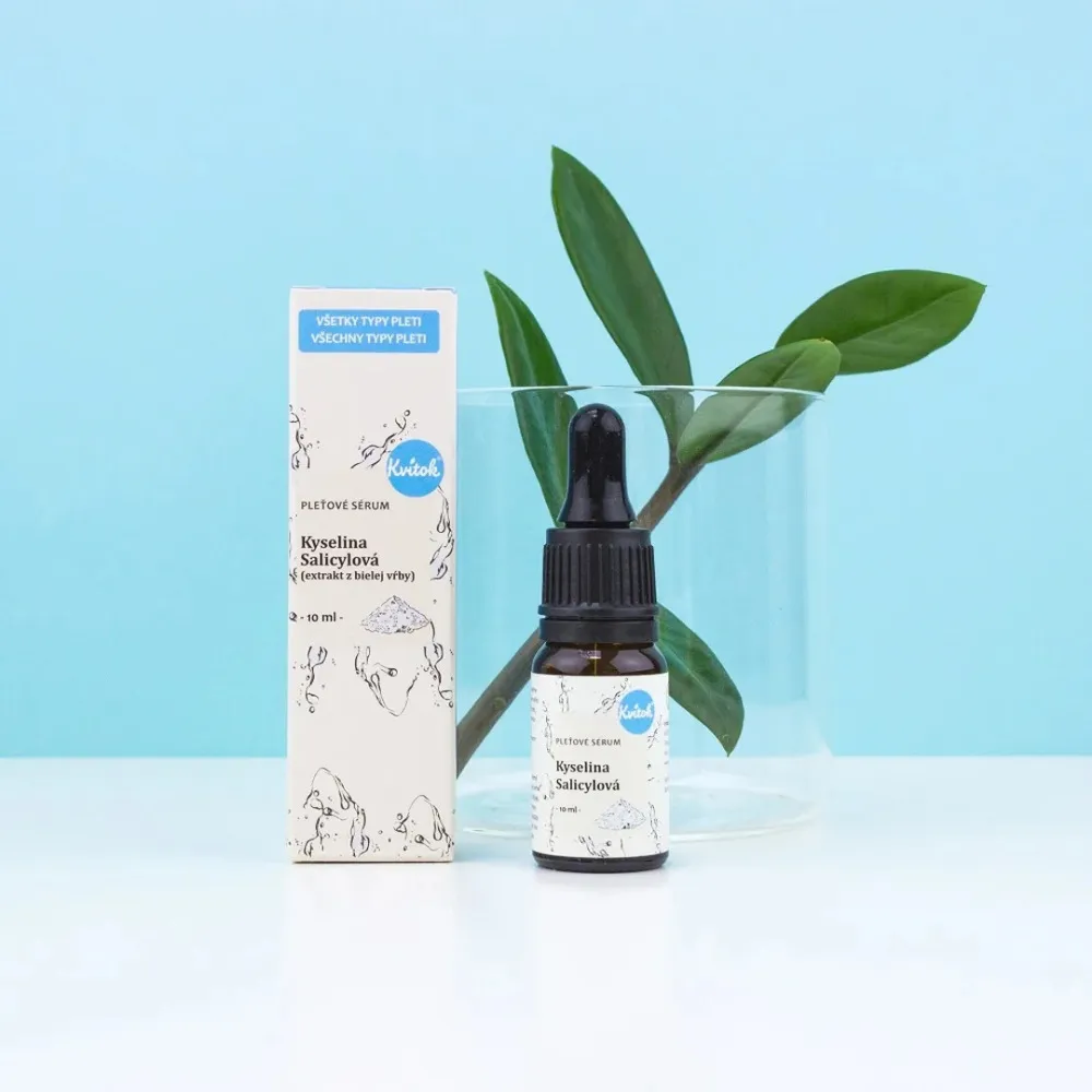 Kvitok Soro Facial - Ácido Salicílico (10 ml) - ajuda a pele problemática