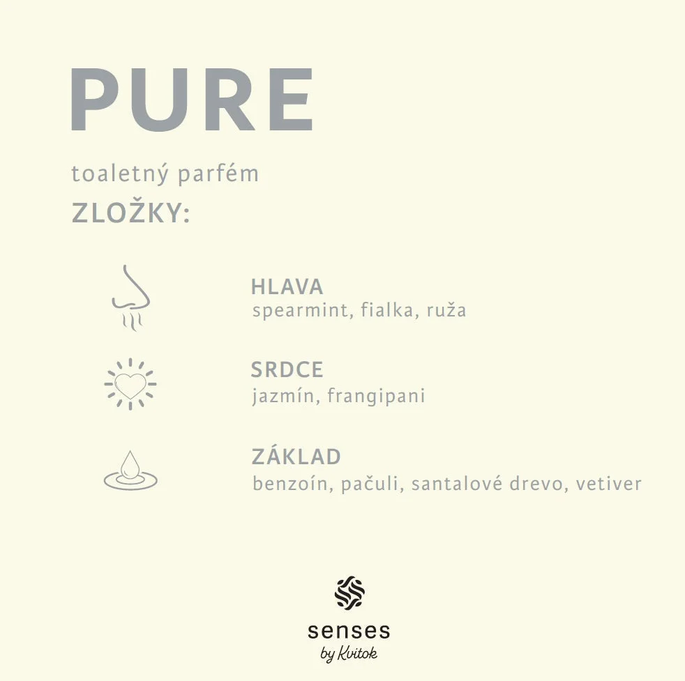 Kvitok Senses Perfume Pure - amostra (2 ml) - fragrância floral de jasmim