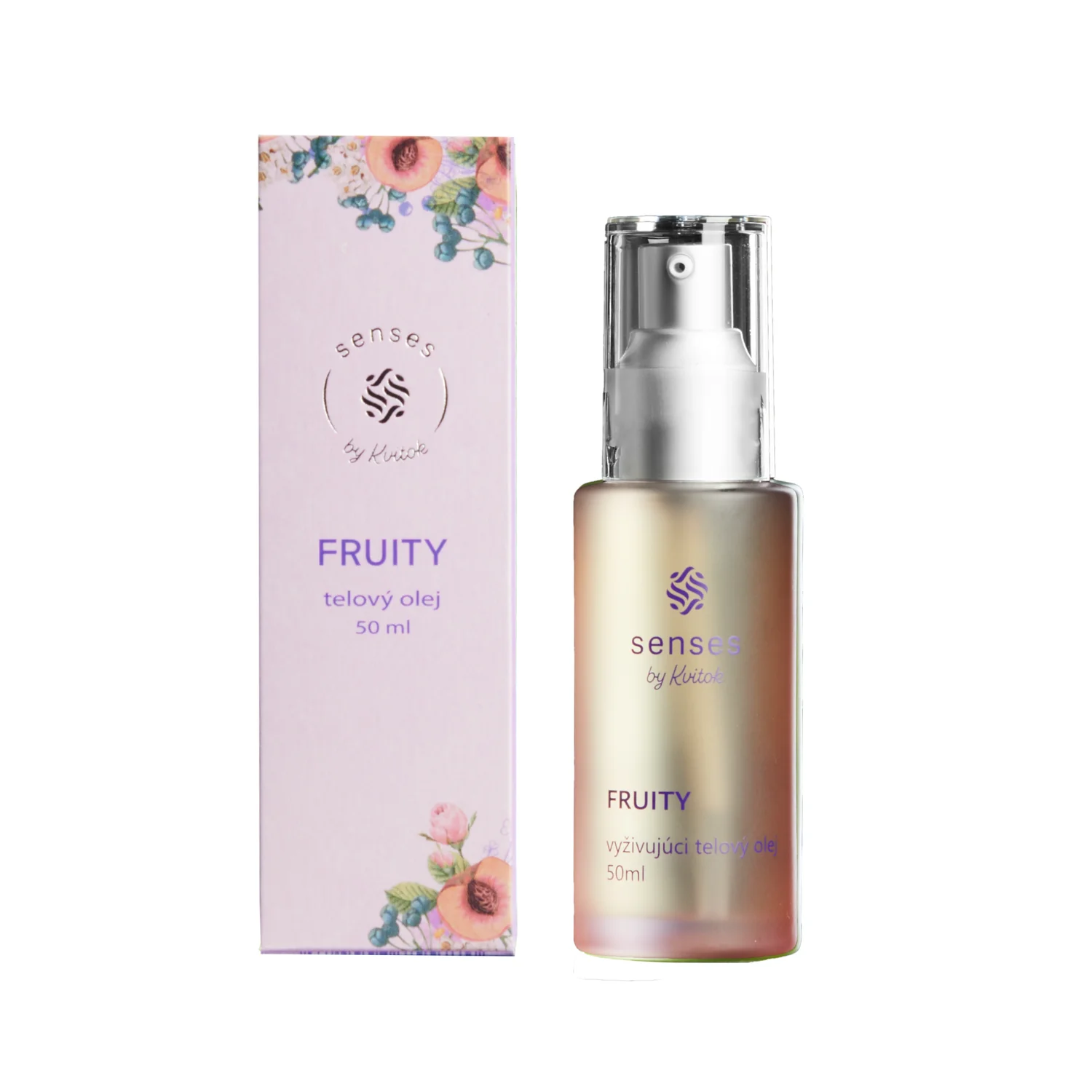 Kvitok Senses Óleo corporal nutritivo Fruity (50 ml) - com aroma de framboesa, groselha e baunilha