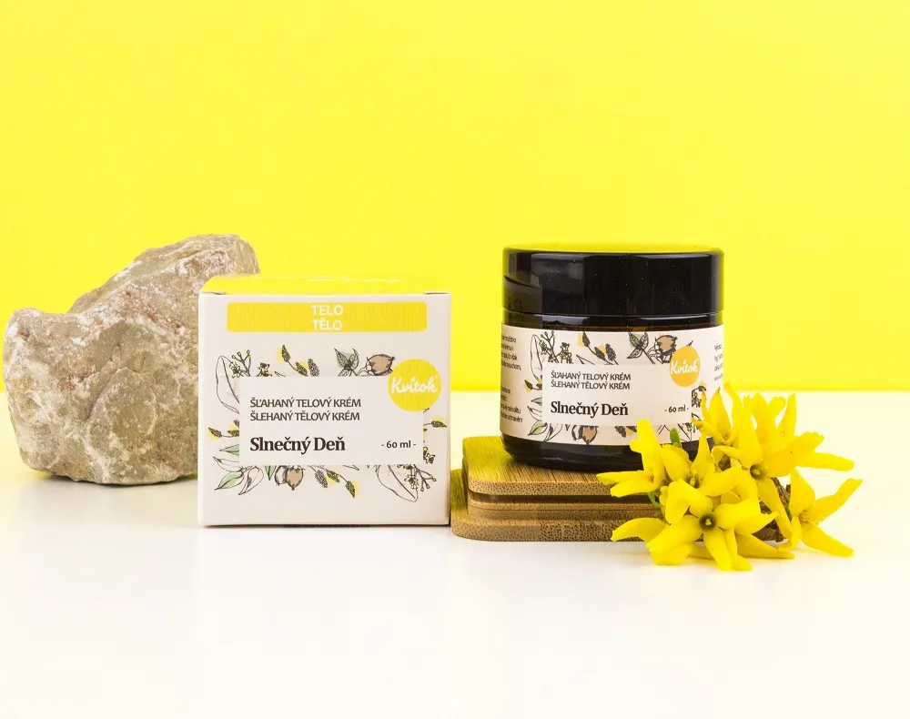 Kvitok Whipped Body Cream Sunny Day (60 ml) - com delicados tons florais