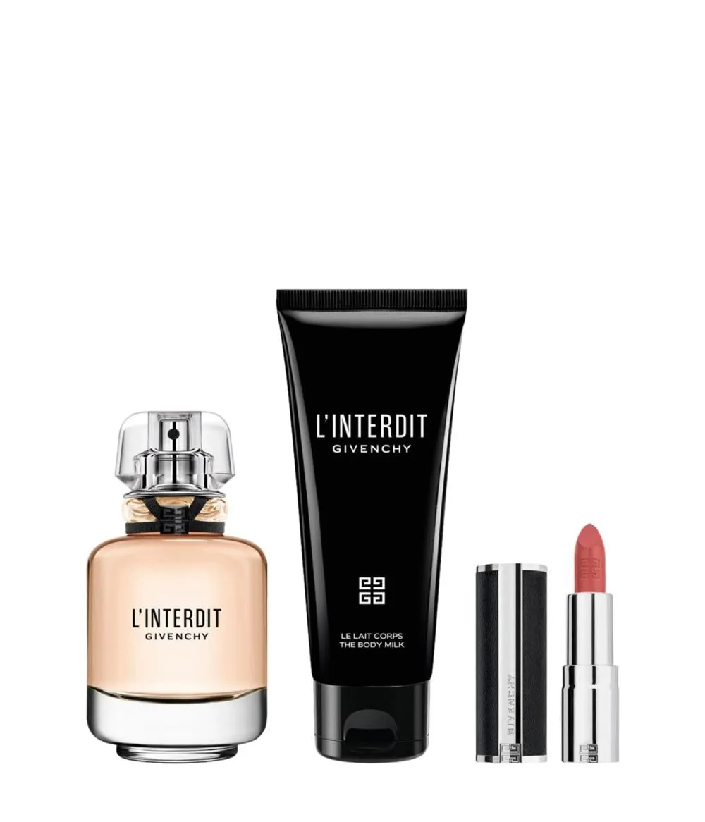 L'Interdit + loção corporal 75 ml + batom 1,5 g eau de parfum para mulheres 50 ml