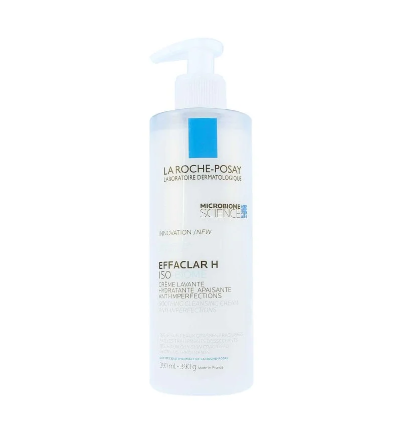 Effaclar H Iso-Biome creme de limpeza para pele problemática 390 ml
