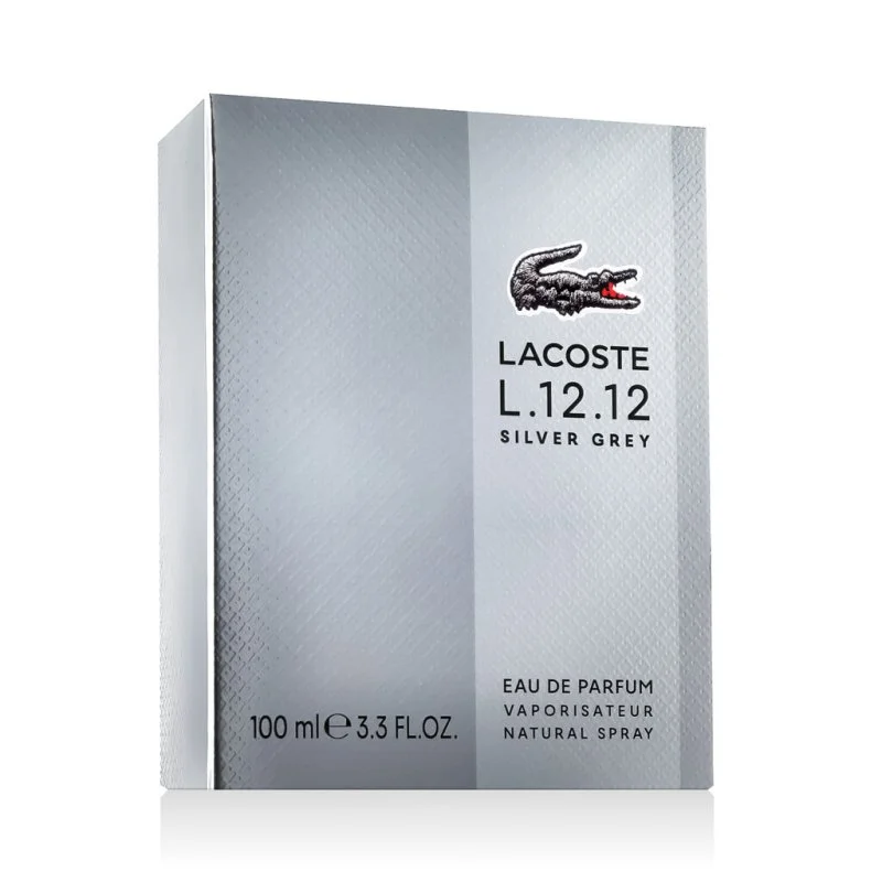 L.12.12 Silver Grey eau de parfum para homens 100 ml