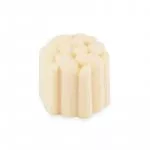 Lamazuna Manteiga de cacau sólida BIO - plumeria (55 g) - 3 em 1: para rosto, corpo e massagem