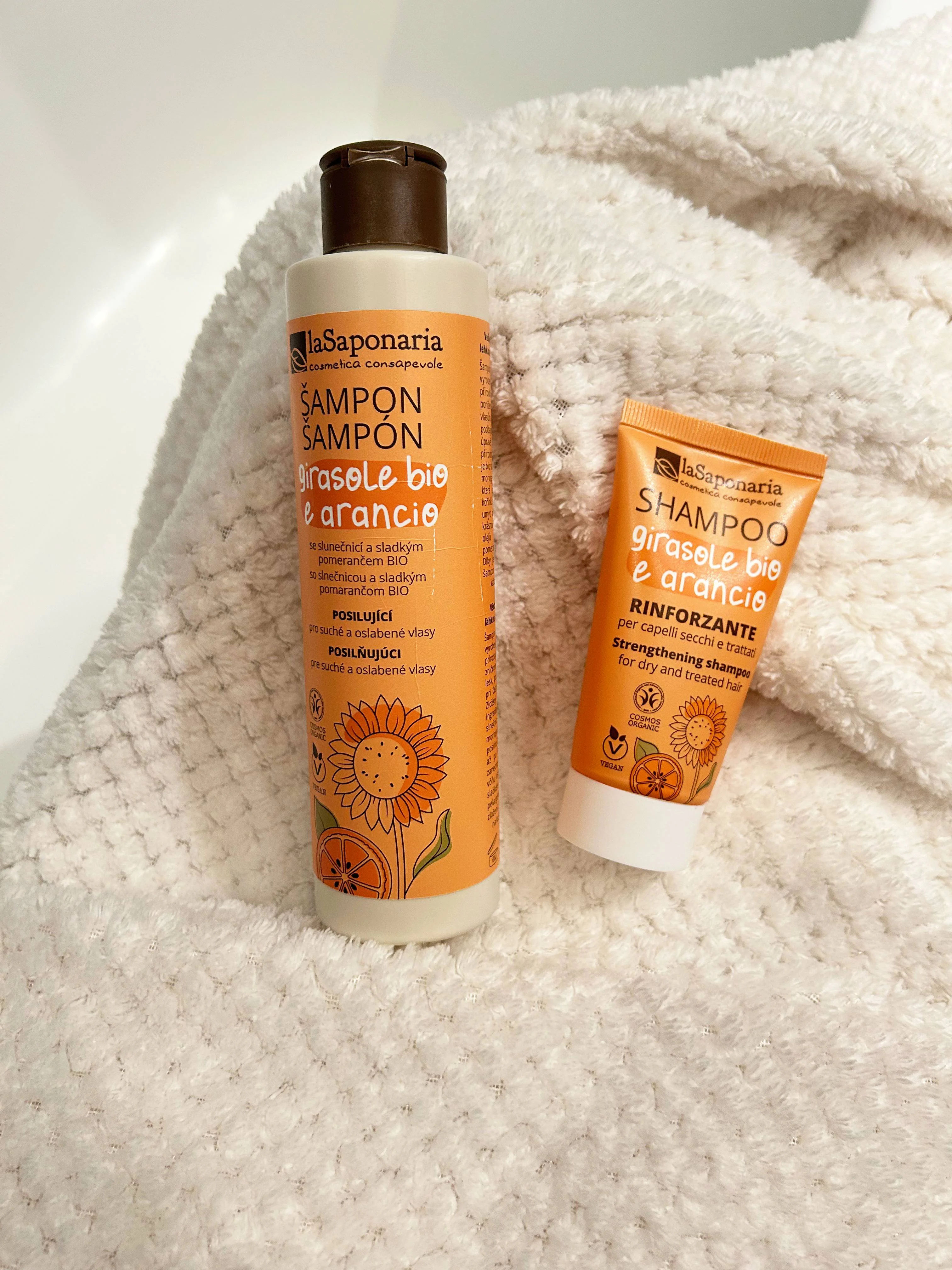 laSaponaria Champô com girassol e laranja-doce BIO 30 ml