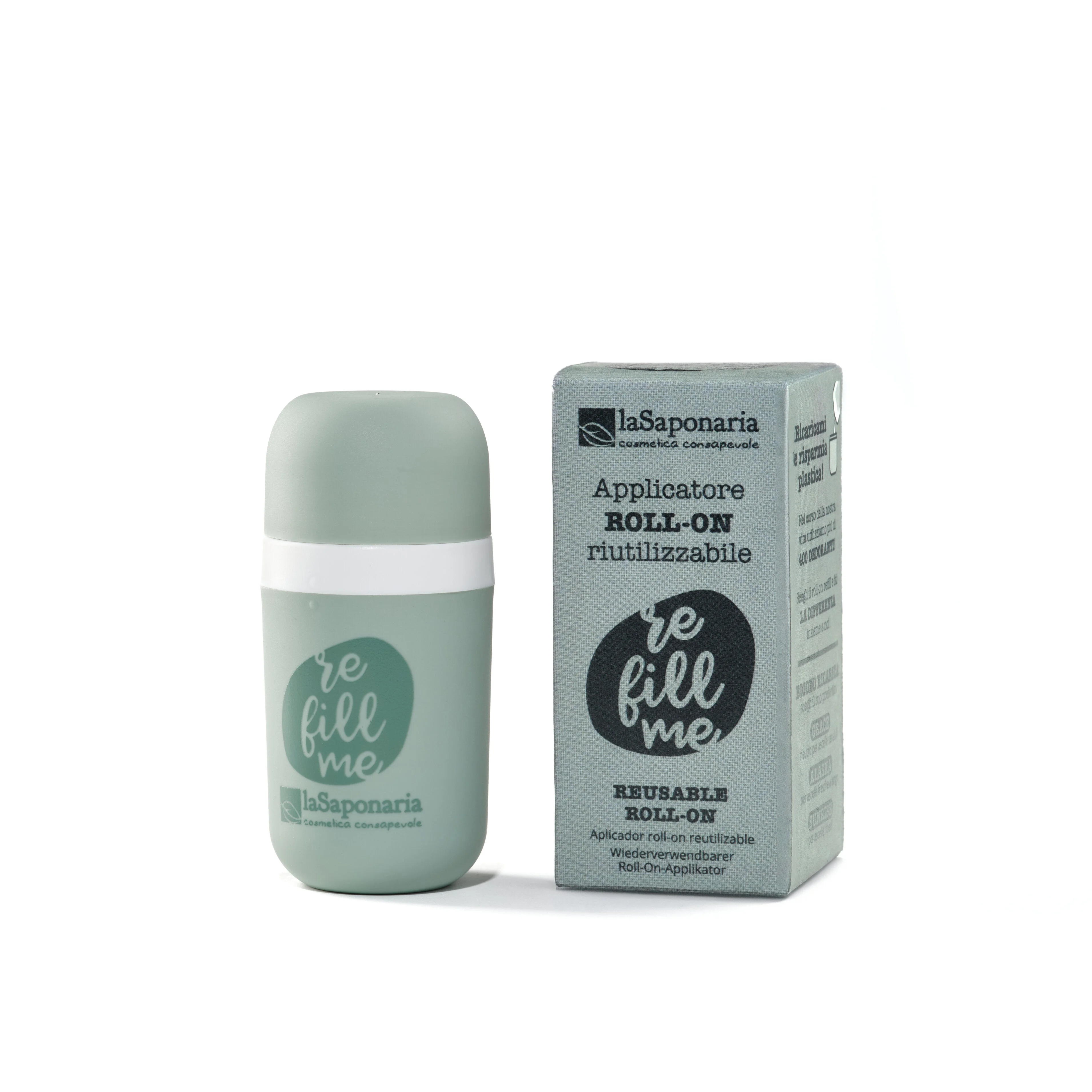 laSaponaria Aplicador para desodorizante roll-on - recarregável - solução sustentável