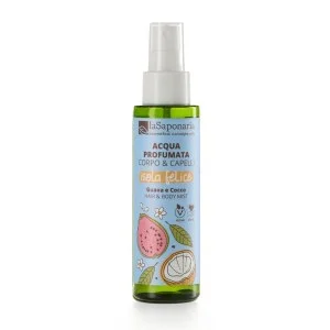 laSaponaria Bruma Corporal e Capilar Happy Island - coco e goiaba (100 ml) - para corpo e cabelo