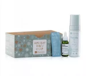 laSaponaria pacote de oferta Holiday Vibes - espuma de limpeza facial e soro de ácido hialurónico