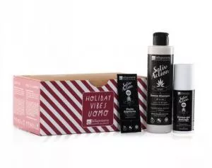 laSaponaria Pacote de ofertas Holiday Vibes - para homens - soro de pele e duche 2 em 1