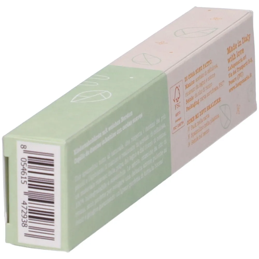 laSaponaria Escova de dentes para crianças - verde - materiais 100% naturais