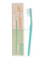 laSaponaria Escova de dentes para crianças - verde - materiais 100% naturais
